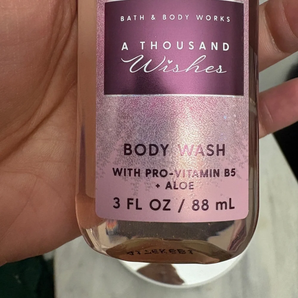 3pcs BATH & BODY WORKS A THOUSAND WISHES TRAVEL SET NWT - Picture 4 of 5